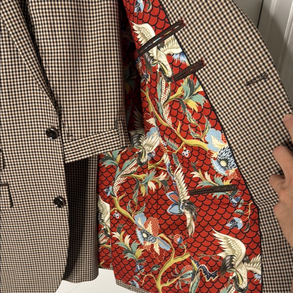 Men's Tan & Brown Suit - Picture 3 of 11